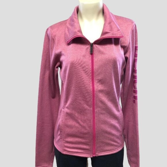 Bench Full Zip Pink Athletic Track Jacket Medium - Picture 1 of 11